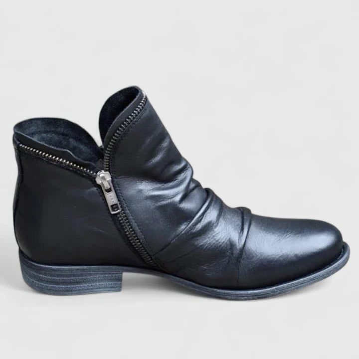 Libby | Zip-Up Ankle Boots for Women